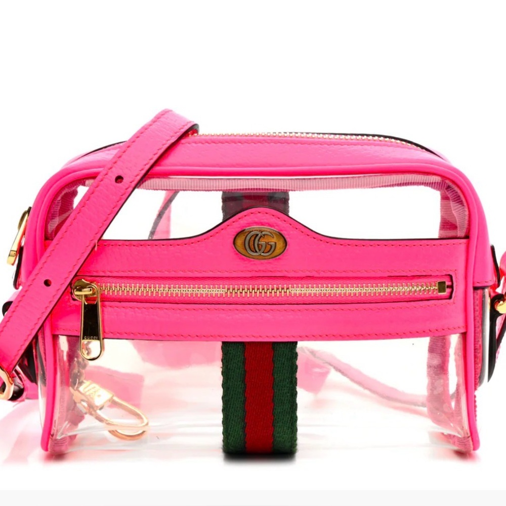 Gucci mini ophidia transparent Pink Crossbody Bag - Picture 14 of 14
